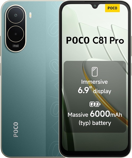 POCO C81 PRO 128GB ROM/4GB RAM GREEN EU