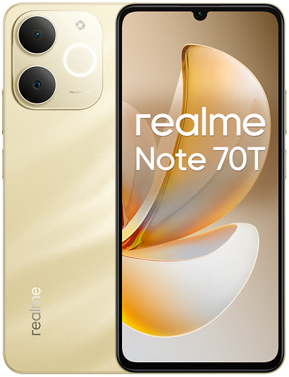 REALME NOTE 70T 256GB ROM/4GB RAM BEACH GOLD EU