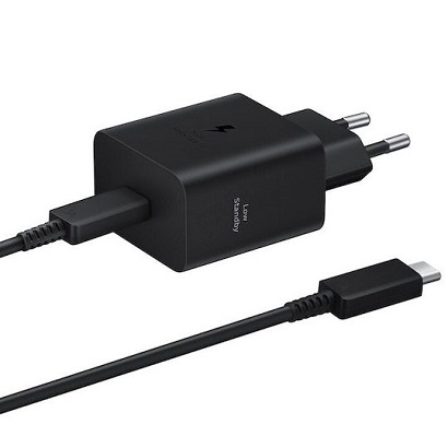 SAMSUNG POWER ADAPTER 45W LOW STANDBY USB-C CABLE (5A/1.8m) EP-T4511 BLACK EU