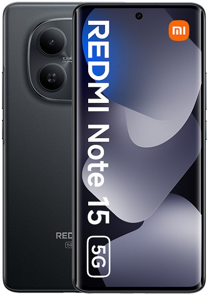 XIAOMI REDMI NOTE 15 5G 128GB ROM/6GB RAM BLACK EU