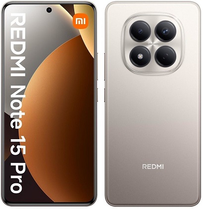 XIAOMI REDMI NOTE 15 PRO 256GB ROM/8GB RAM TITANIUM COLOR EU