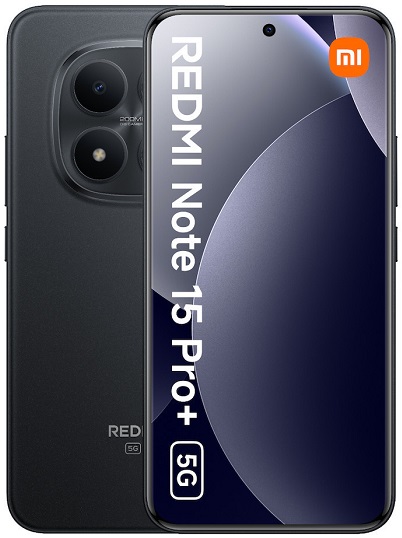 XIAOMI REDMI NOTE 15 PRO + 5G 512GB ROM/12GB RAM BLACK EU
